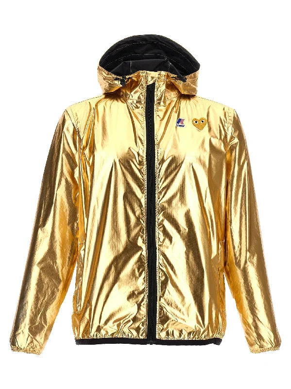 Men's Coats with Quilted LiningComme Des Garçons Play X K-way Jacket
