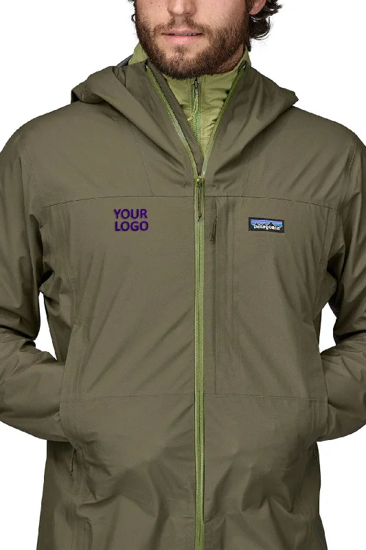 Casual Men's Bomber JacketsPatagonia Mens Boulder Fork Custom Rain Jackets, Basin Green Casual Men's Bomber JacketsPatagonia Mens Boulder Fork Custom Rain Jackets, Basin Green