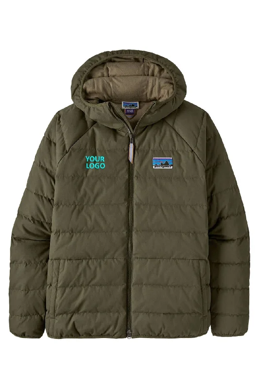 Stylish Men's Biker JacketsPatagonia Mens Cotton Down Custom Jackets, Basin Green