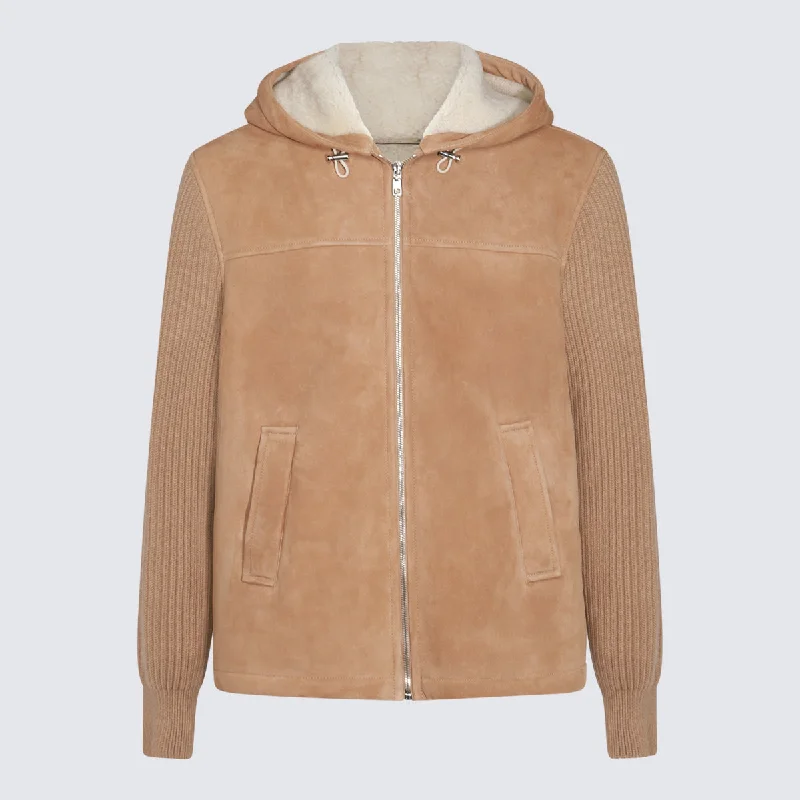 Men's Coats for Mild WeatherDolce & Gabbana Jackets Beige