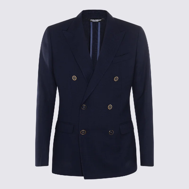Men's Coats for Dressy OccasionsDolce & Gabbana Jackets Blue