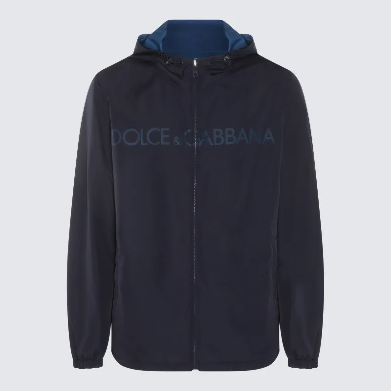 Men's Coats with VentilationDolce & Gabbana Jackets Blue