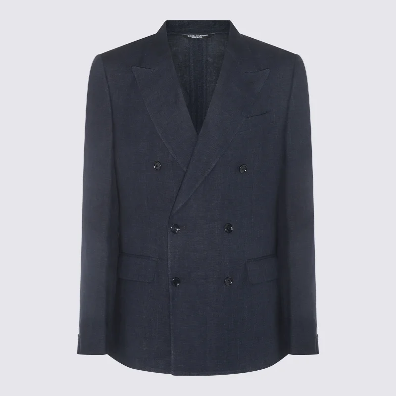 Men's Coats without LiningDolce & Gabbana Jackets Blue