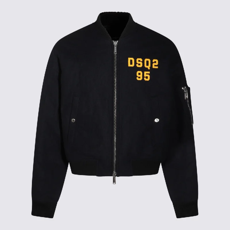 Men's Coats with Breathable FabricDsquared2 Jackets Blue