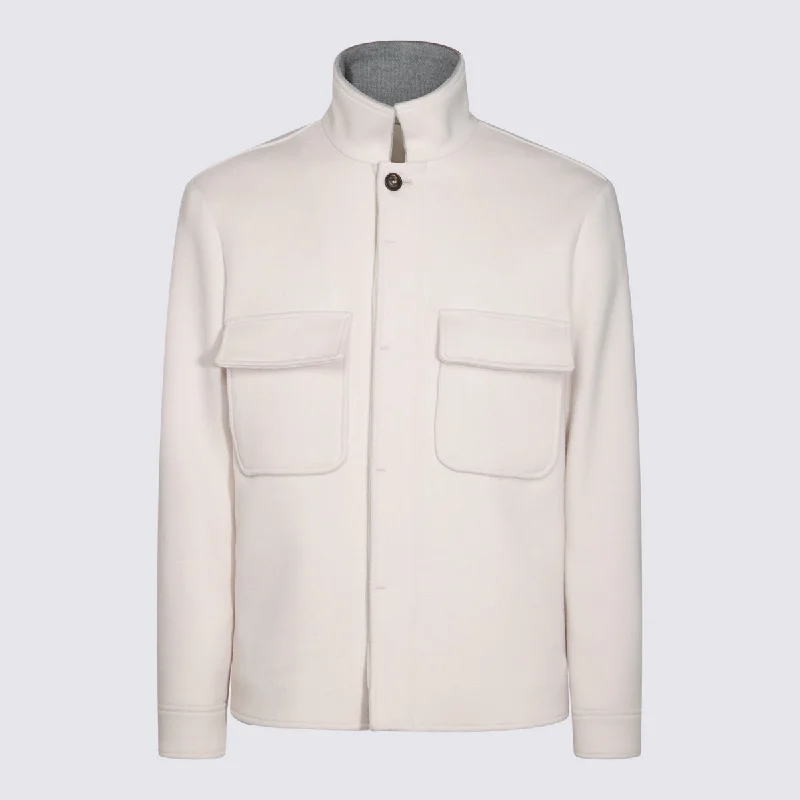 Men's Coats with Ripstop FabricEleventy Jackets Beige