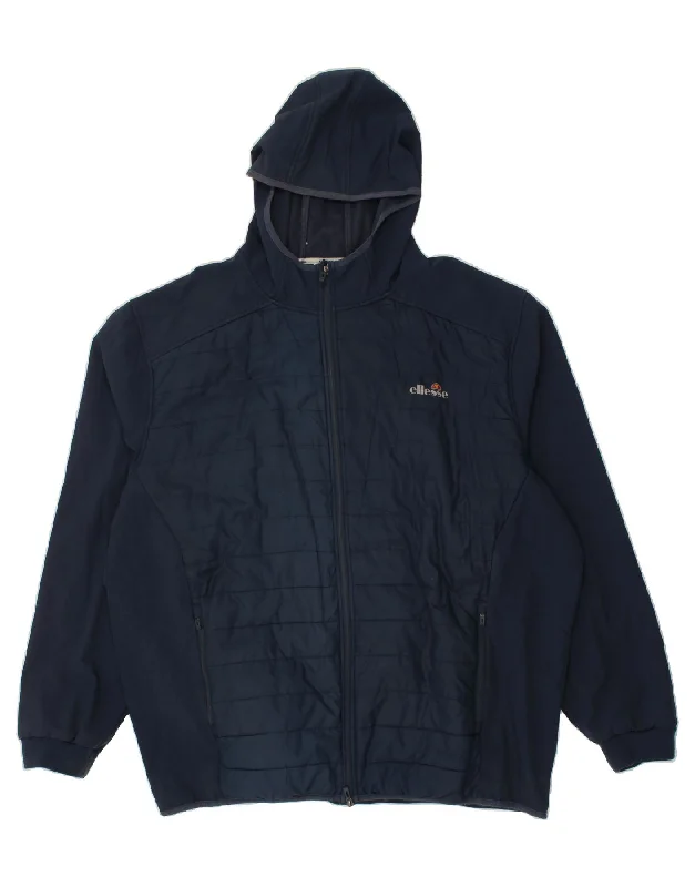Men's Coats for Every OccasionELLESSE Mens Hooded Bomber Jacket UK 46 3XL Navy Blue Polyester Men's Coats for Every OccasionELLESSE Mens Hooded Bomber Jacket UK 46 3XL Navy Blue Polyester