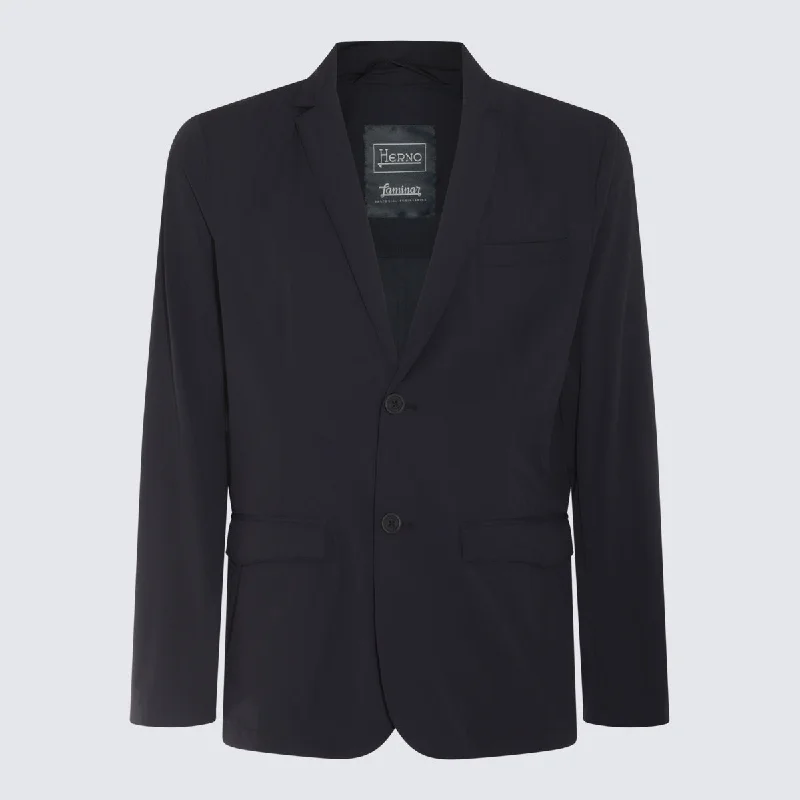 Men's Coats with Quilted LiningHerno Jackets Blue