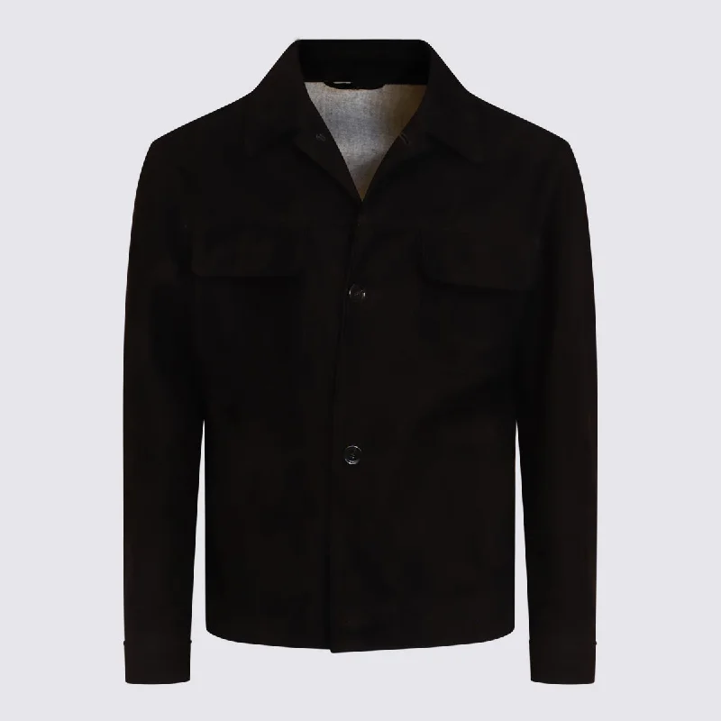 Men's Coats for Formal EventsLardini Jackets Black