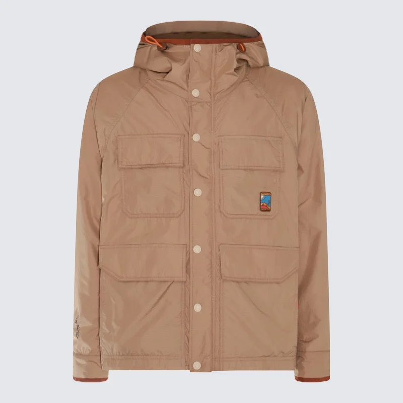 Men's Coats for All SeasonsMoncler Grenoble Jackets Beige