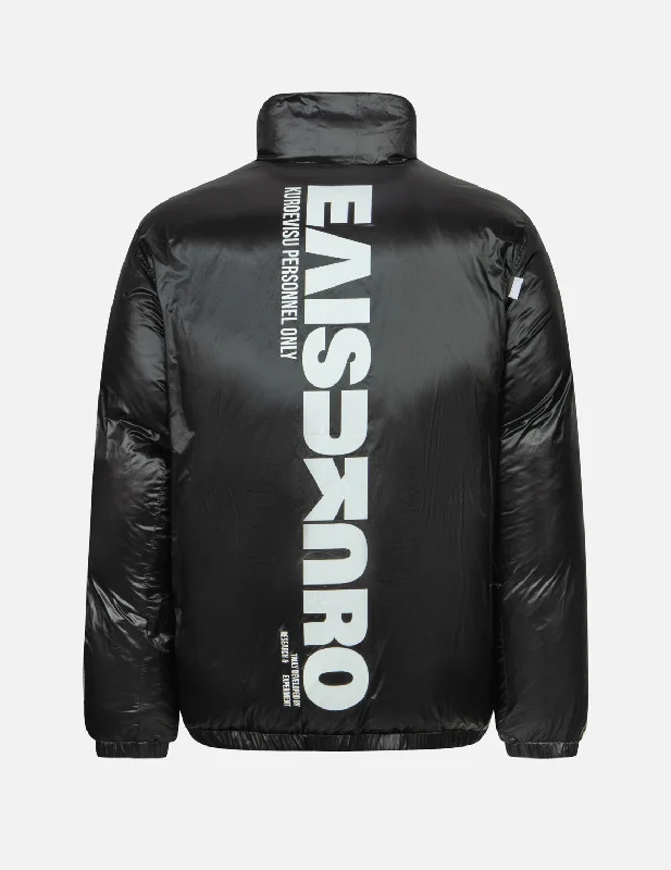 Men's Coats for Formal EventsMulti-branding Regular Fit Print Reversible Down Jacket