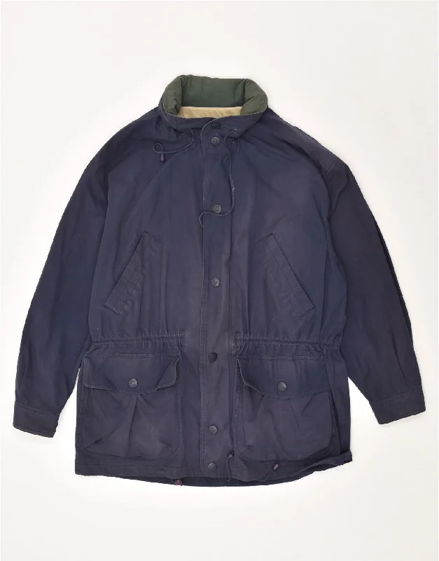 Men's Coats Made in ItalyNAUTICA Mens Vintage Utility Jacket UK 40 Large Navy Blue Cotton Men's Coats Made in ItalyNAUTICA Mens Vintage Utility Jacket UK 40 Large Navy Blue Cotton
