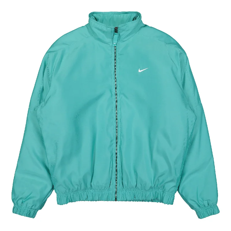Practical Men's RaincoatsSolo Swoosh Satin Bomber Jacket