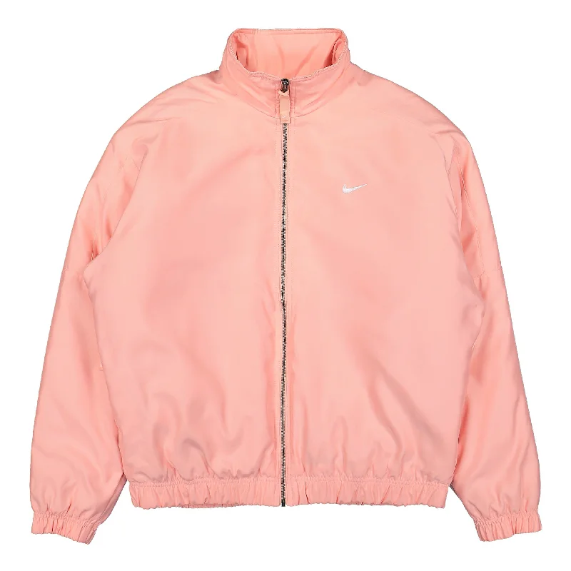 Men's Coats for Outdoor ActivitiesSolo Swoosh Satin Bomber Jacket