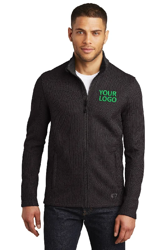 Men's Coats with Chest PocketsOGIO Grit Customized Fleece Jackets, Blacktop