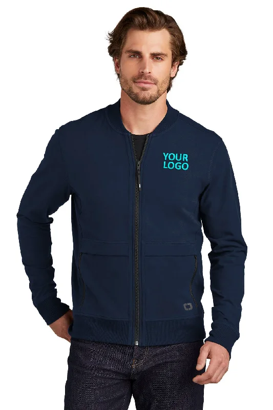 Winter-Ready Men's CoatsOGIO Outstretch Customized Jackets, River Blue Navy
