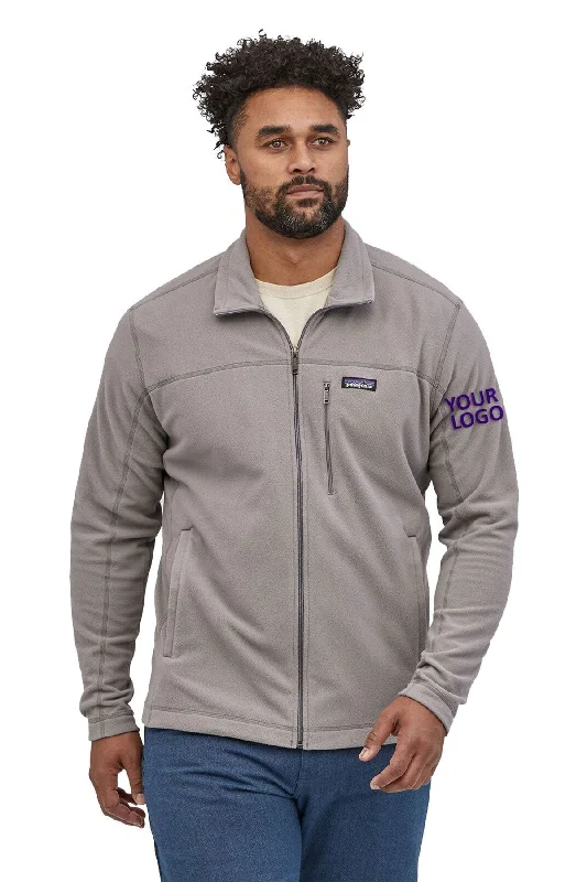 Men's Coats for Ice FishingPatagonia Mens Micro D Custom Fleece Jackets, Feather Grey Men's Coats for Ice FishingPatagonia Mens Micro D Custom Fleece Jackets, Feather Grey