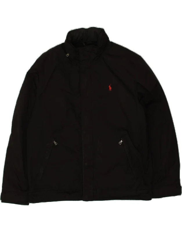 Men's Coats for Casual WearPOLO RALPH LAUREN Mens Windbreaker Jacket UK 40 Large Black Polyester Men's Coats for Casual WearPOLO RALPH LAUREN Mens Windbreaker Jacket UK 40 Large Black Polyester