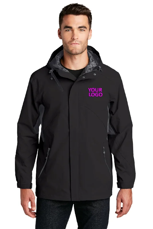 Men's Coats with Embroidered DetailsPort Authority Cascade Customized Waterproof Jackets, Black/ Magnet Men's Coats with Embroidered DetailsPort Authority Cascade Customized Waterproof Jackets, Black/ Magnet