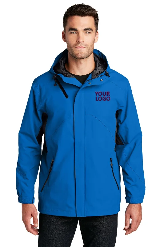 Men's Coats for AutumnPort Authority Cascade Customized Waterproof Jackets, Imperial Blue/ Black Men's Coats for AutumnPort Authority Cascade Customized Waterproof Jackets, Imperial Blue/ Black