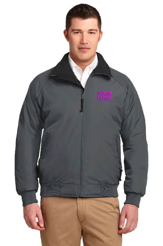 Men's Coats with Adjustable HemsPort Authority Challenger Customized Jackets, Steel Grey/True Black Men's Coats with Adjustable HemsPort Authority Challenger Customized Jackets, Steel Grey/True Black