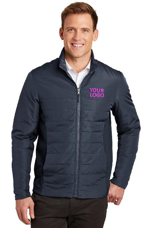 Essential Men's Puffer JacketsPort Authority Collective Insulated Branded Jackets, River Blue
