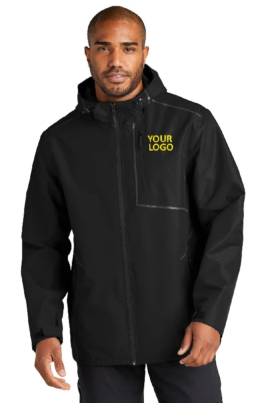 Men's Coats for WalkingPort Authority Collective Tech Branded Outer Shell Jackets, Deep Black Men's Coats for WalkingPort Authority Collective Tech Branded Outer Shell Jackets, Deep Black