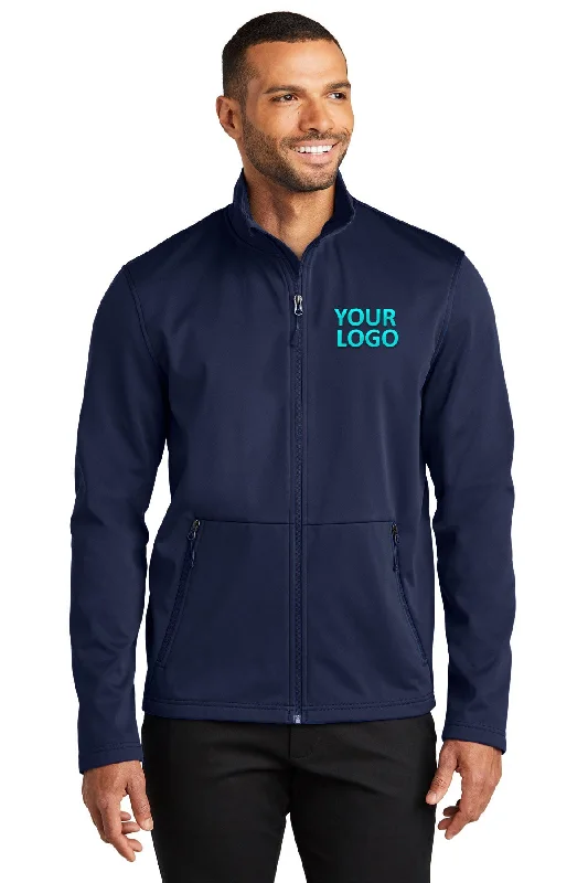 Men's Coats for Winter SportsPort Authority Flexshell Customized Jackets, True Navy