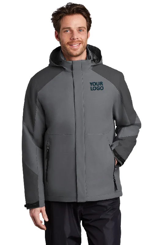 Trendy Men's Anorak JacketsPort Authority Insulated Waterproof Custom Tech Jackets, Shadow Grey/ Storm Grey Trendy Men's Anorak JacketsPort Authority Insulated Waterproof Custom Tech Jackets, Shadow Grey/ Storm Grey