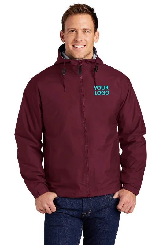 Men's Coats with Relaxed FitsPort Authority Customized Team Jackets, Maroon/Light Oxford Men's Coats with Relaxed FitsPort Authority Customized Team Jackets, Maroon/Light Oxford