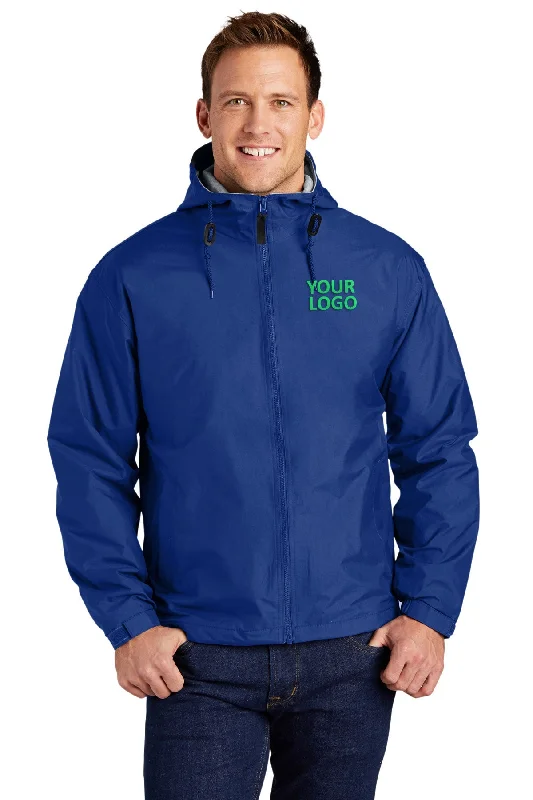 Men's Coats with LiningPort Authority Customized Team Jackets, Royal/Light Oxford