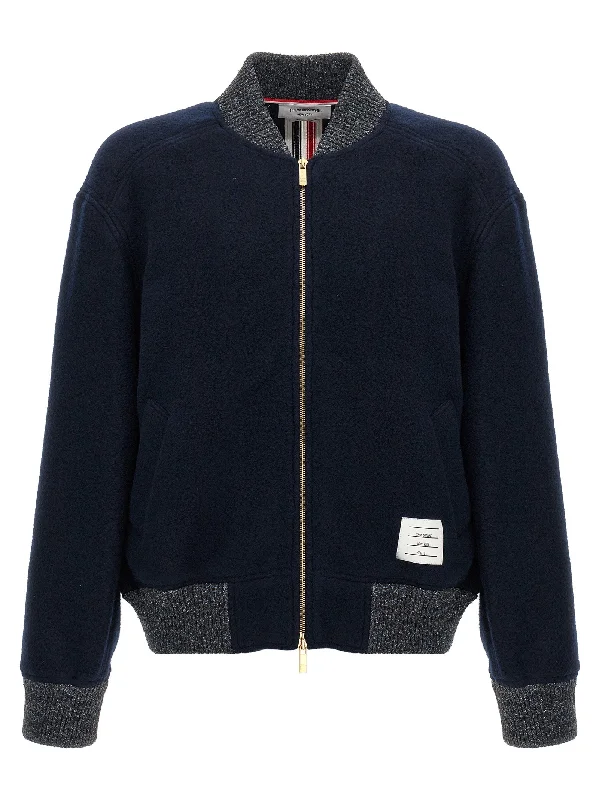 Men's Coats with Inner PocketsRwb Bomber Jacket