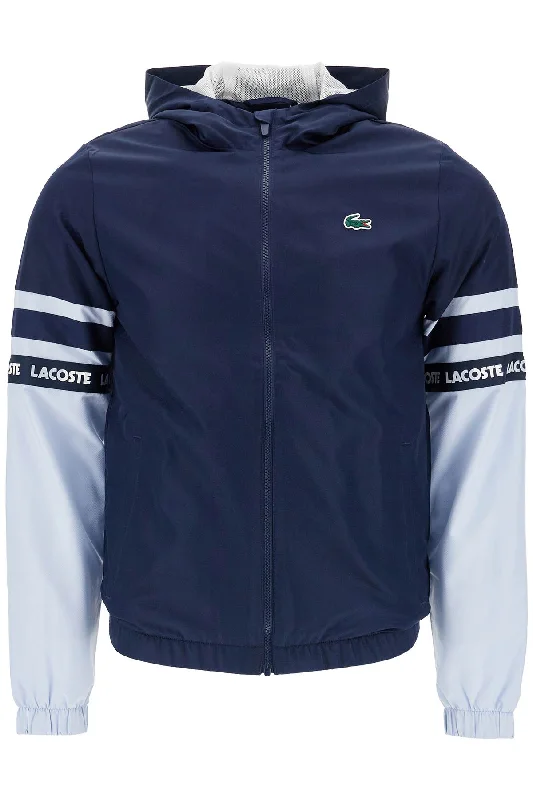Casual Men's Bomber JacketsSporty Jacket With Contrasting Sleeves