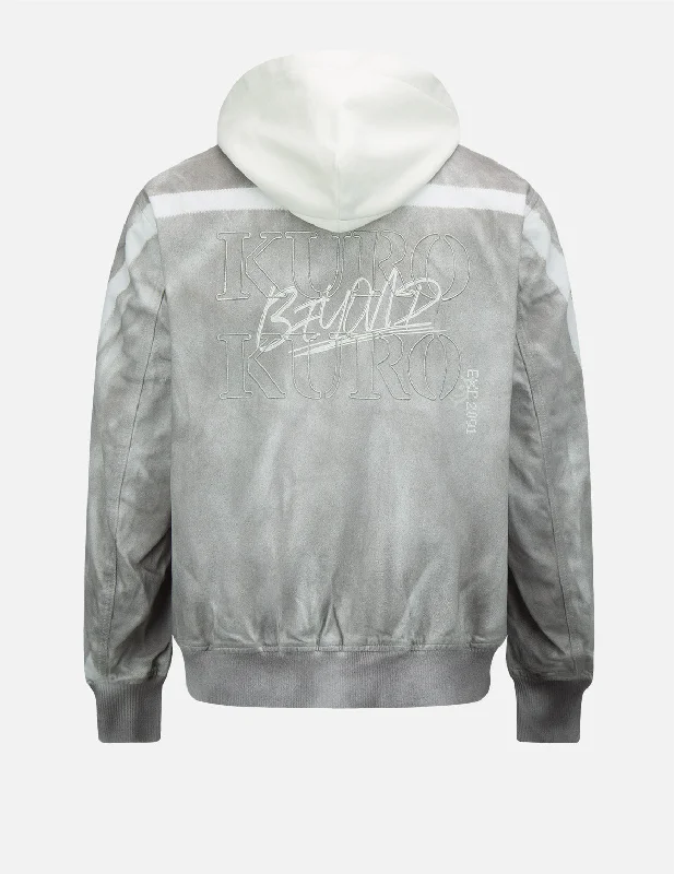 Men's Coats for LayeringSpray Dyed Bomber Jacket