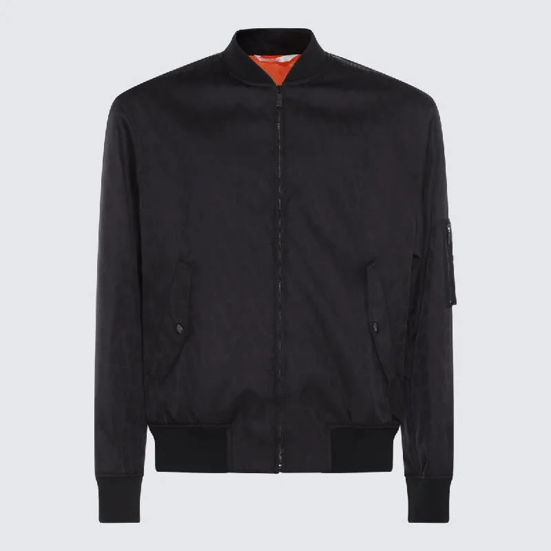 Warm Men's Down JacketsValentino Jackets Black