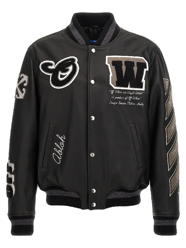 Men's Coats for Snowy WeatherVarsity Bomber Jacket