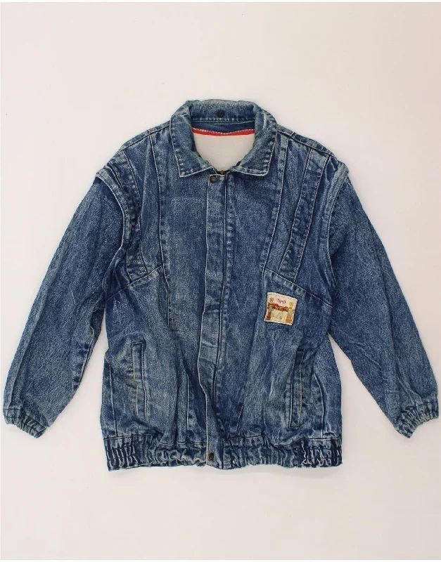 Men's Coats for All SeasonsVINTAGE Mens Denim Jacket UK 40 Large Blue