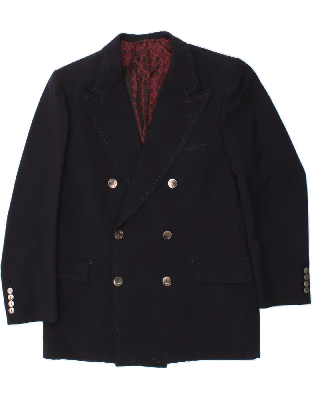 Men's Coats with Ripstop FabricVINTAGE Mens Double Breasted Blazer Jacket UK 38 Medium Navy Blue Men's Coats with Ripstop FabricVINTAGE Mens Double Breasted Blazer Jacket UK 38 Medium Navy Blue