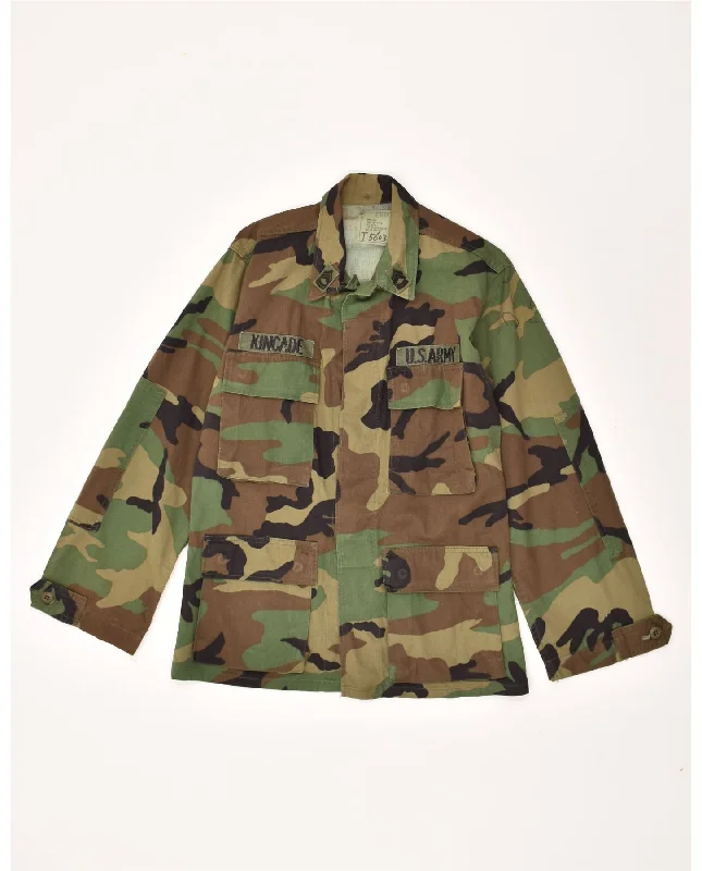 Men's Coats for Tall MenVINTAGE Mens Military Jacket UK 36 XS Green Camouflage Cotton Men's Coats for Tall MenVINTAGE Mens Military Jacket UK 36 XS Green Camouflage Cotton