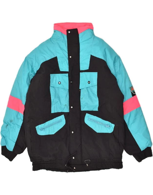 Versatile Men's Pea CoatsVINTAGE Mens Windbreaker Jacket UK 38 Medium Blue Colourblock Nylon Versatile Men's Pea CoatsVINTAGE Mens Windbreaker Jacket UK 38 Medium Blue Colourblock Nylon