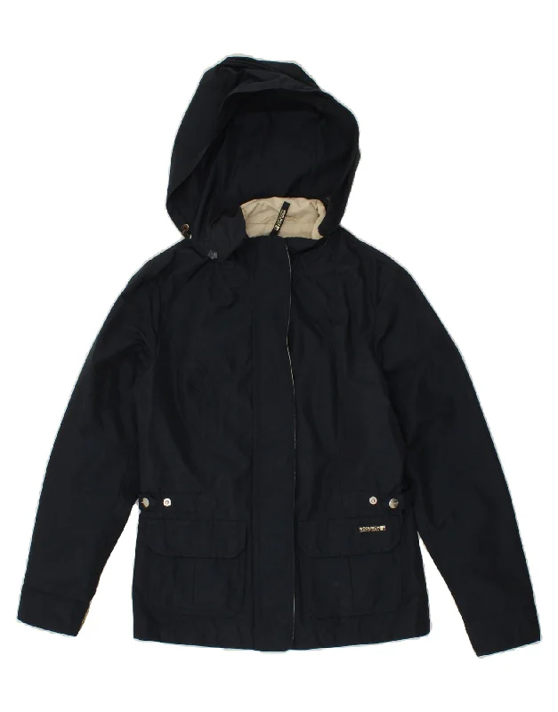 Men's Coats with Synthetic InsulationWOOLRICH Girls Hooded Rain Jacket 11-12 Years Medium Navy Blue Men's Coats with Synthetic InsulationWOOLRICH Girls Hooded Rain Jacket 11-12 Years Medium Navy Blue